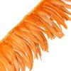 Feather25-30cm Orange Rooster Pheasant Tail Feathers Trim Fringe for Crafts Carnival Party Clothes Costume Plume Ribbon Decoration 10M