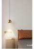 Nordic Minimalist Adjustable Pendant Light, Modern Bedroom Accent, Creative Background Wall Lighting