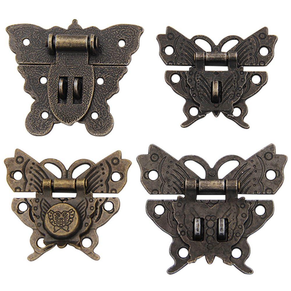 Jewelry Box Hardware Decorate Brass Household Gift Box Furniture  Lock Clasp Lock Buckle Hasps