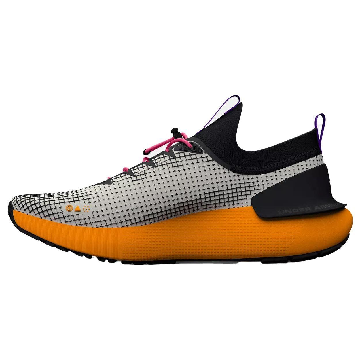 Under Armour UA HOVR Phantom 3 SE White Orange Black Men 3026610-300 45