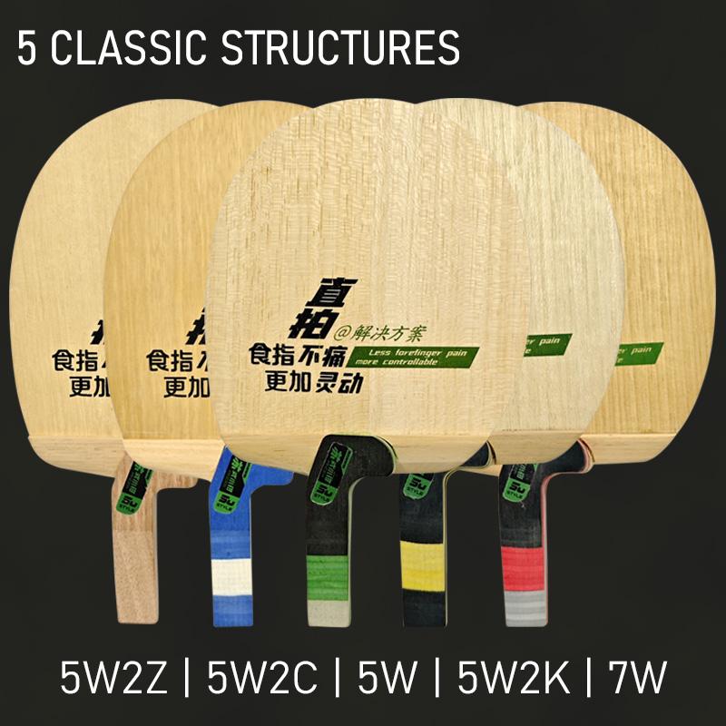 SANWEI SU PINCER Racchetta da Ping Pong Impugnatura a Penna Forma Speciale Racchetta da Ping Pong Migliore Sensazione di Presa