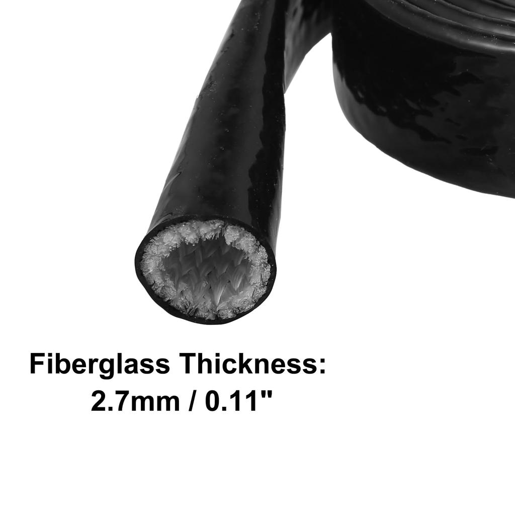 X AUTOHAUX Fuel Hose Protective Cover for Cars, Insulation Pipe, Protective Cover, Heat Shield