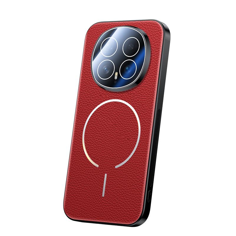 For Huawei Honor Magic 8 7 6 Pro Case Luxury PU Leather Magnetic wireless charging Protective Back Cover For Magic 7 6Lite Shell