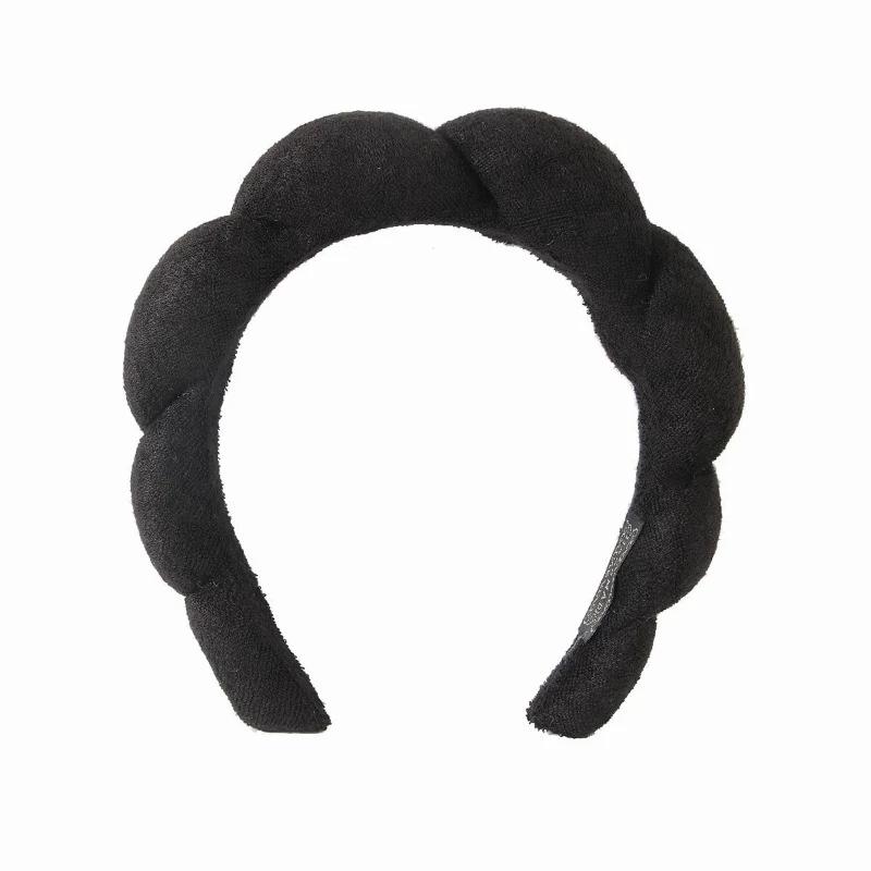 Set of Toiletry and Makeup Headband Wrist Strap Women's Bracelet Plush Face Wash Home Headworn Hair Band  Headbands for Women