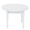 1:12 Doll House Round Dinning Table Chairs Mini Furniture Wooden Doll House Decoration AccessoriesWhite Round Dinning Table Chairs