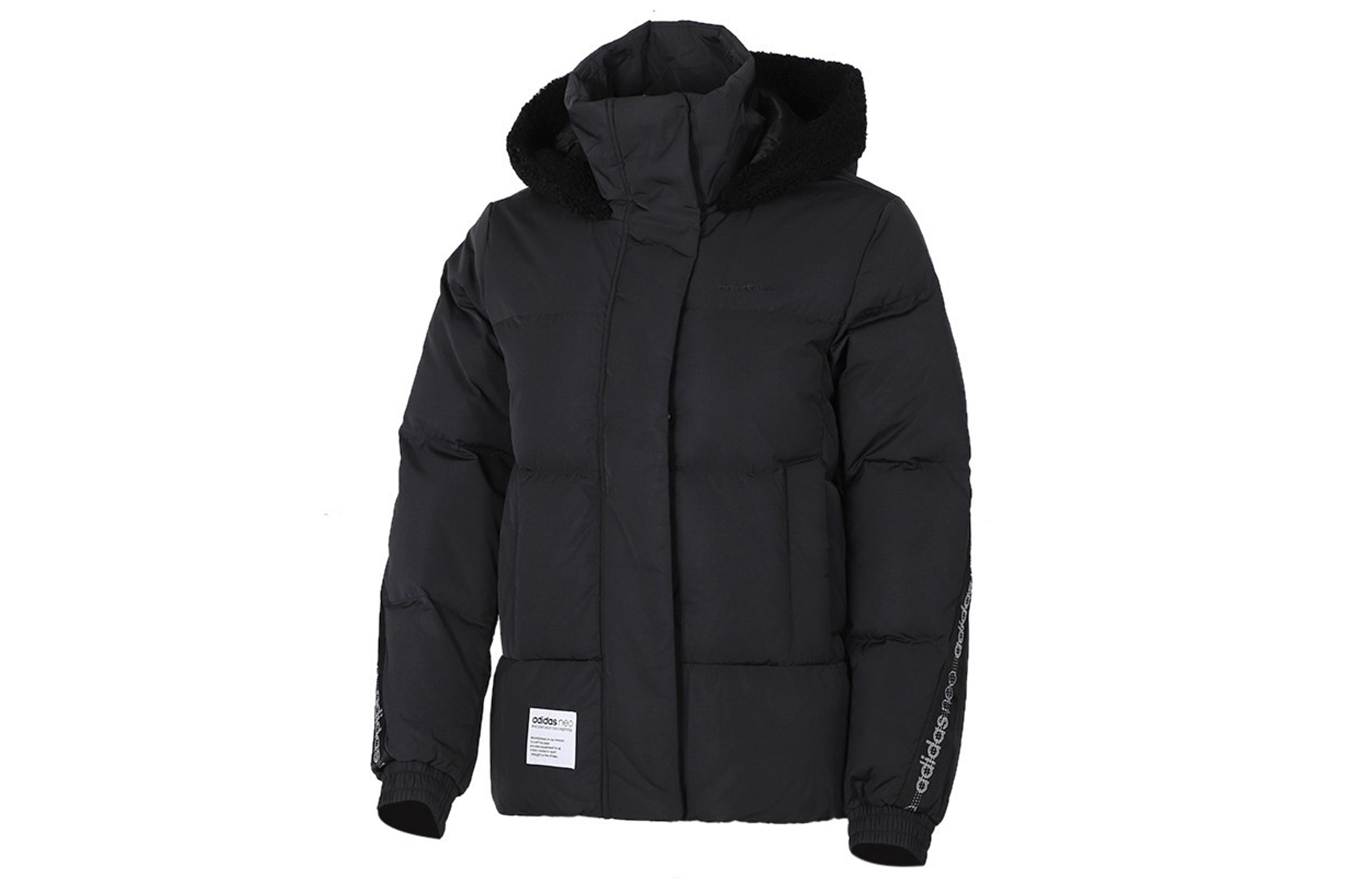 Adidas Neo Down Jackets Women s Black Hooded Moderate Other EI4378 M