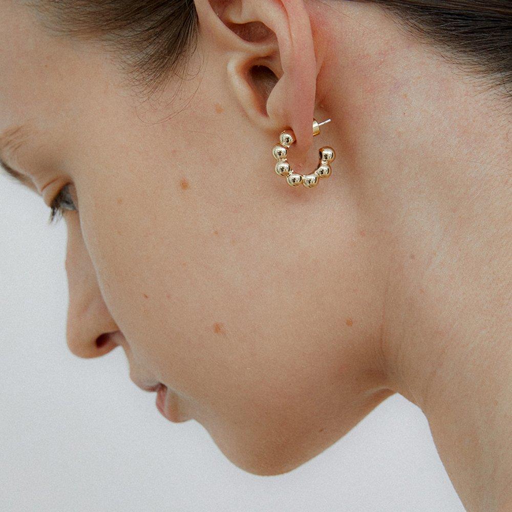 Bubble Hoop Mini Earring