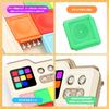 Super Slide Puzzle Logical Route Brain Training Educational Puzzle Toy Game [3 Difficulty Levels, 1000+ Puzzles] Portable Slide Educational Toy for Al
