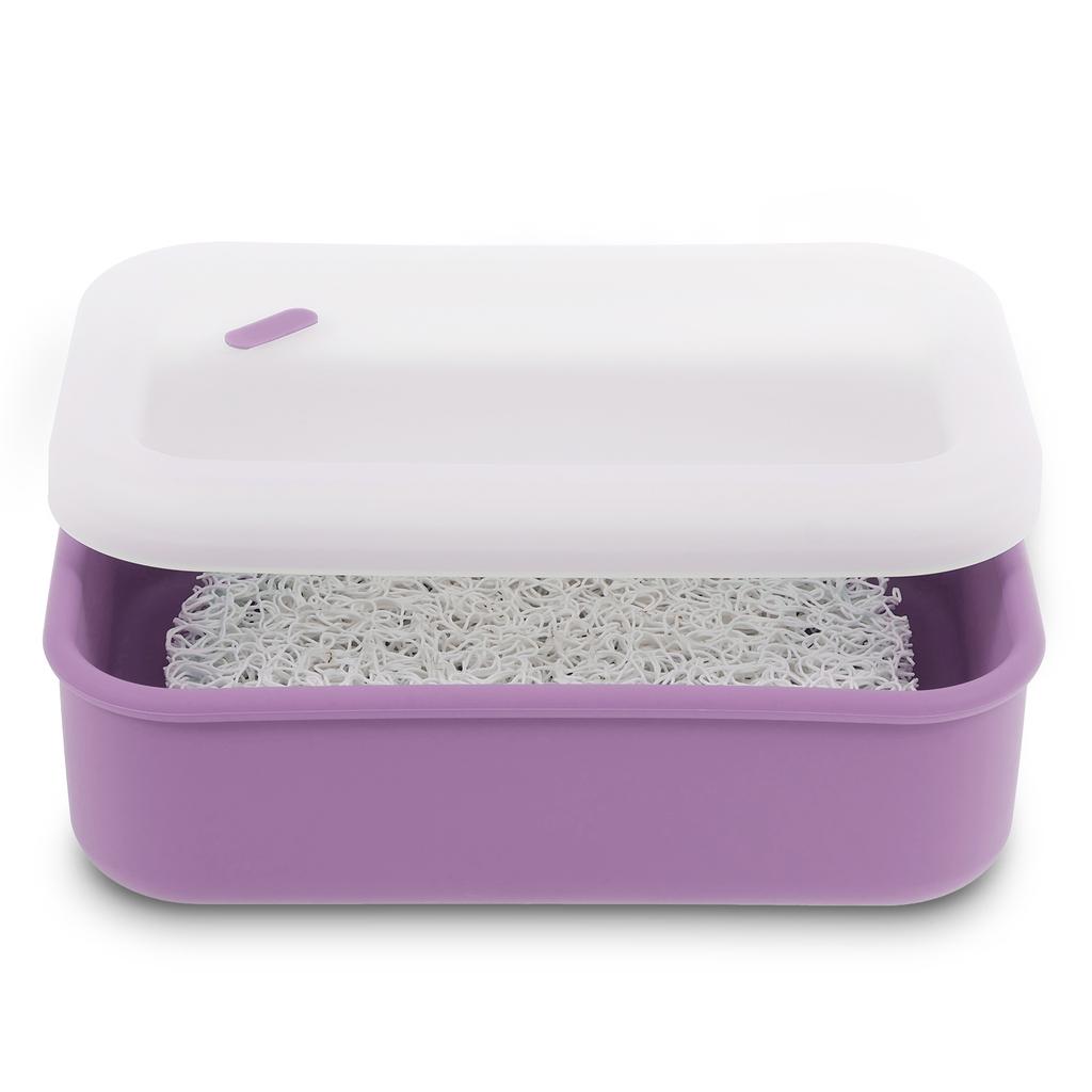 Travel Soap Case Silicone Shampoo Bar Holder with Draining Leakproof Portable Travel Soap Container for Bathroom