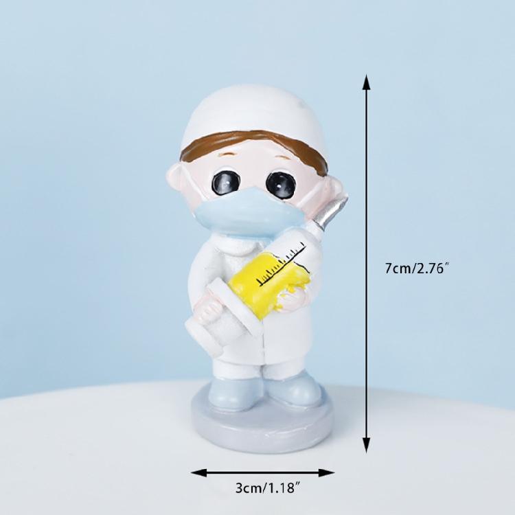 Cake Toppers Desktop Ornaments for Nurse School Students Graduation Gifts