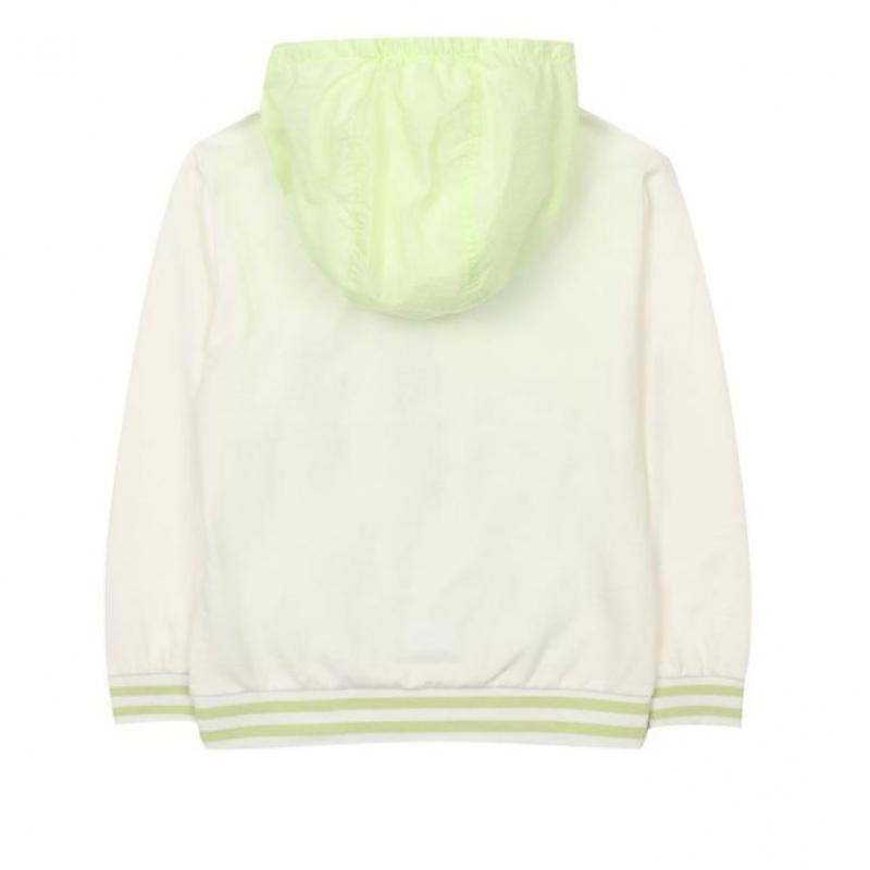 [Hedges Kids] Pantaloni Hedges Skies Hybrid Anorak, model de sus și de jos, lime 