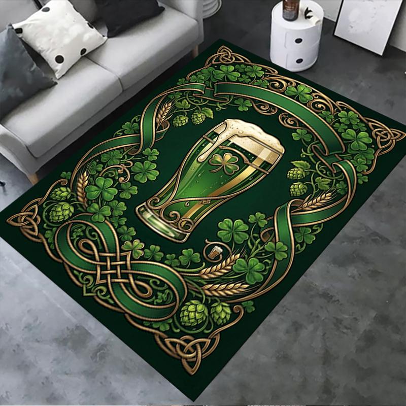 2025 New St.Patrick's Day Carpet Rug for Living Room Bedroom Home Sofa Decoration,Kids play Non-slip Floor Mat80