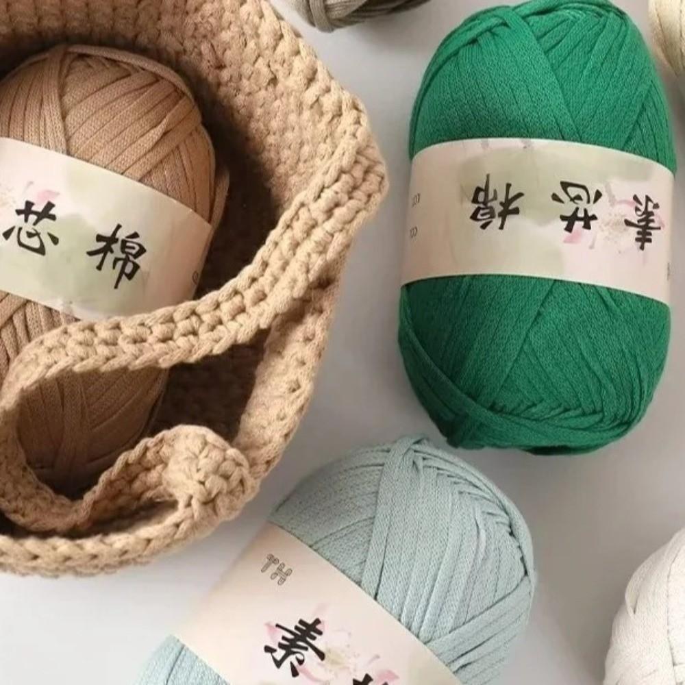 1Pc 200g Cloth Strip Line Hand Knitting Crochet Thread Craft Yarn Knit Thread  Hand Knitting