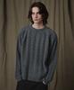 GLW Raglan Cable Knit Charcoal