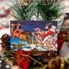 Mr. Paper, Winter Town Christmas Tree Theme Sticker Book, Scrapbook, Phone Case Christmas Party Decoration Stickers, 30 Pcs/book