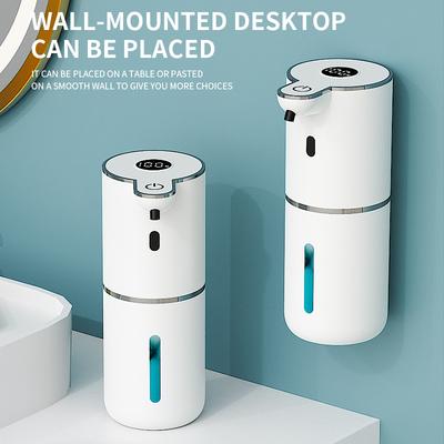 380ML Digitalanzeige Haushalt Schaum-/Flüssigreiniger Pumpe Intelligenter Infrarot Automatischer Sensor Seifenspender Für Küche Badezimmer
