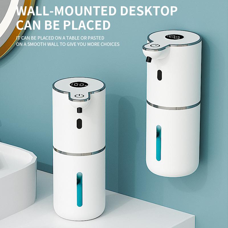 380ML Digitalanzeige Haushalt Schaum-/Flüssigreiniger Pumpe Intelligenter Infrarot Automatischer Sensor Seifenspender Für Küche Badezimmer