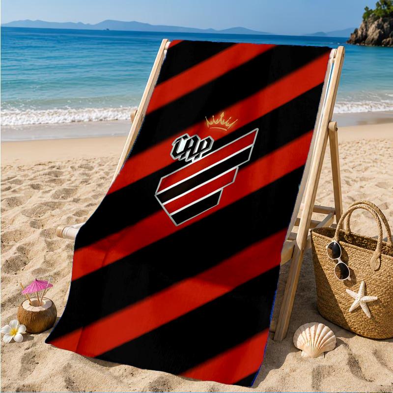 Athletico Football Club Printed Microfiber Beach Towel, Soft And Absorbent, Quick-Dry, Ideal for Summer Travel, Beach Essential, Swimming Pool