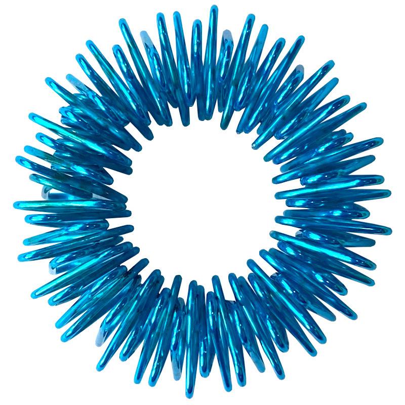 Cross-Border Hot-Selling Mini Finger Massage Ring: Decompression Spring Massager & Fingertip Toy