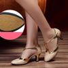 Women Dance Shoes Rubber Sole Modern Salsa Ballroom Tango Latin Jazz Performance Footwear For Girls Ladies