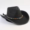Popular European and American Western Cowboy Straw Hat Men's and Women's Fashion Shade Straw Hat Outdoor Western Cowboy Hat