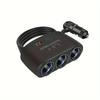 120W USB Car Charger 4-in-1 Multifunctional Socket Cigarette Lighter Quick Charge Power Adapter for iPhone Mobile Phone Charger