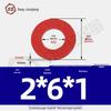 Red Bakelite Paper Insulating Washer/Gasket for M2-M8 Screws