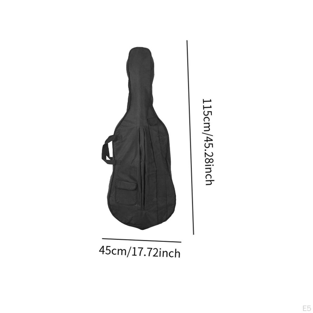 Durable Cello Bag with Back Straps for Travel And Concerts