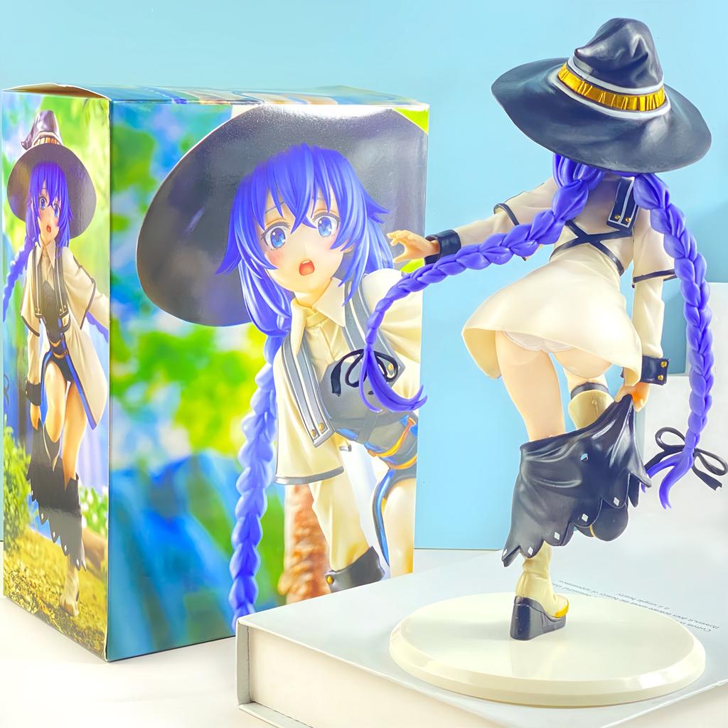 Magician Roxy Migurdia Action Figure Mushoku Tensei Jobless Reincarnation Anime Adult Collection Model Doll Toy PVC Poseable Articulated Scale