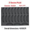 Thickened 21-Cavity Mini Banana Baking Mold