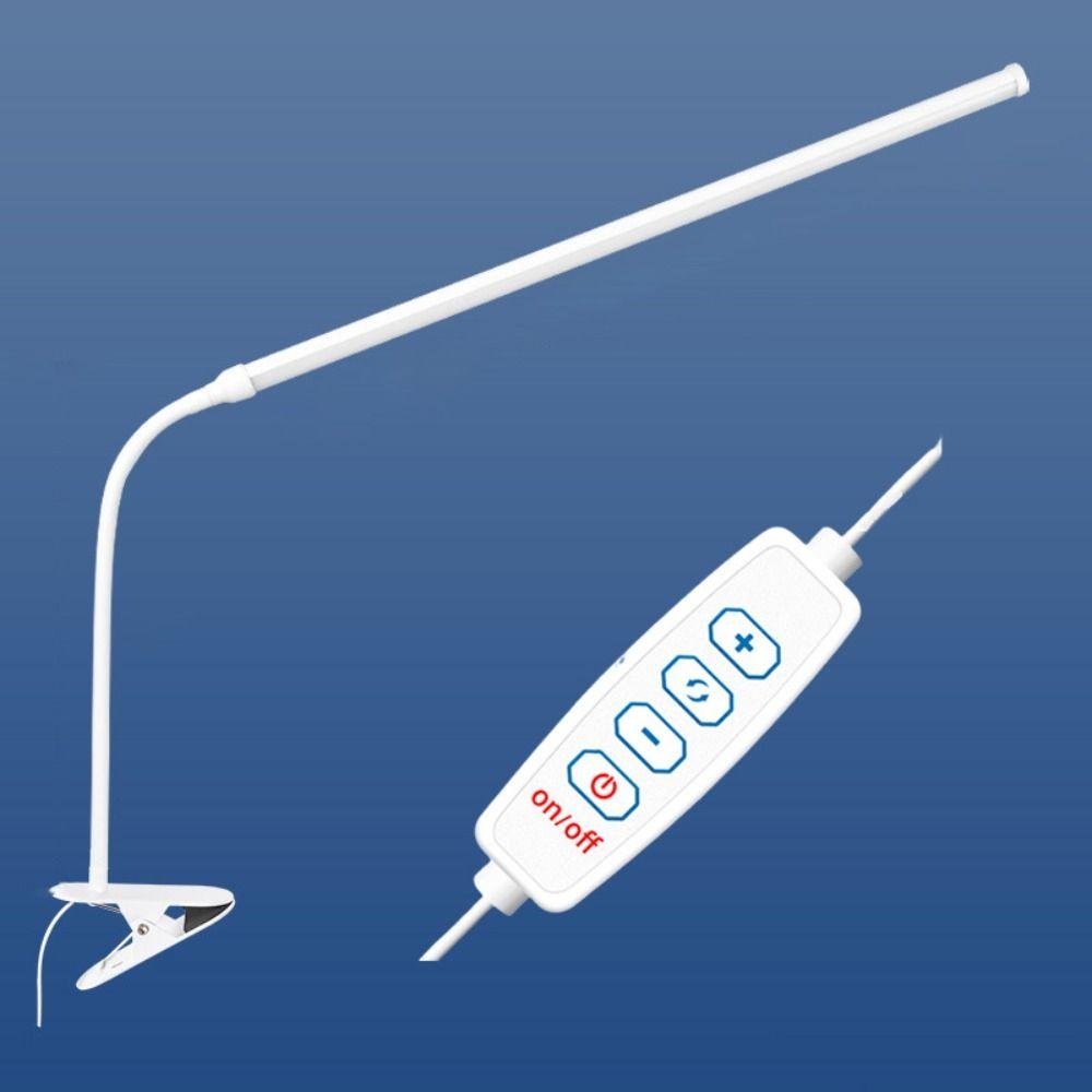 Eye-Caring LED Clip-on Desk Lamp 3 Mode Colors Nail Art Lamp Desk Light with Clamp Tattoo