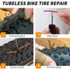 1 Set Taşınabilir Mini Lastik Tamir Alet Takımı Evrensel Motosiklet Bisiklet Tubeless Lastik Acil Tamir Lastik Şeritleri Setleri Aksesuarlar