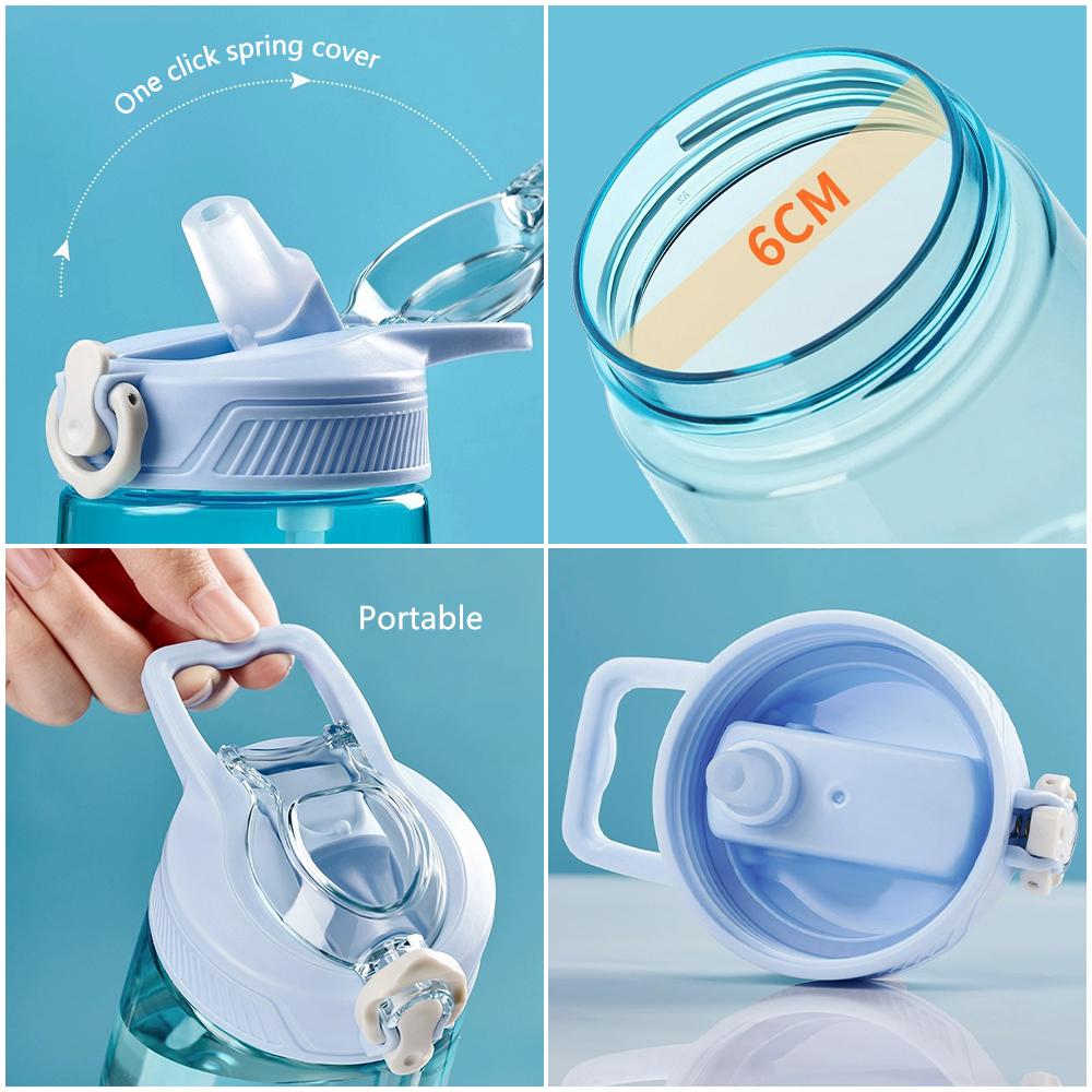 550ML Dinosaur Plastic Cup Cartoon Children Water Bottles With Straw Student Kids Water Cup Lightweight To Carry Drinking Bottle Drinkware