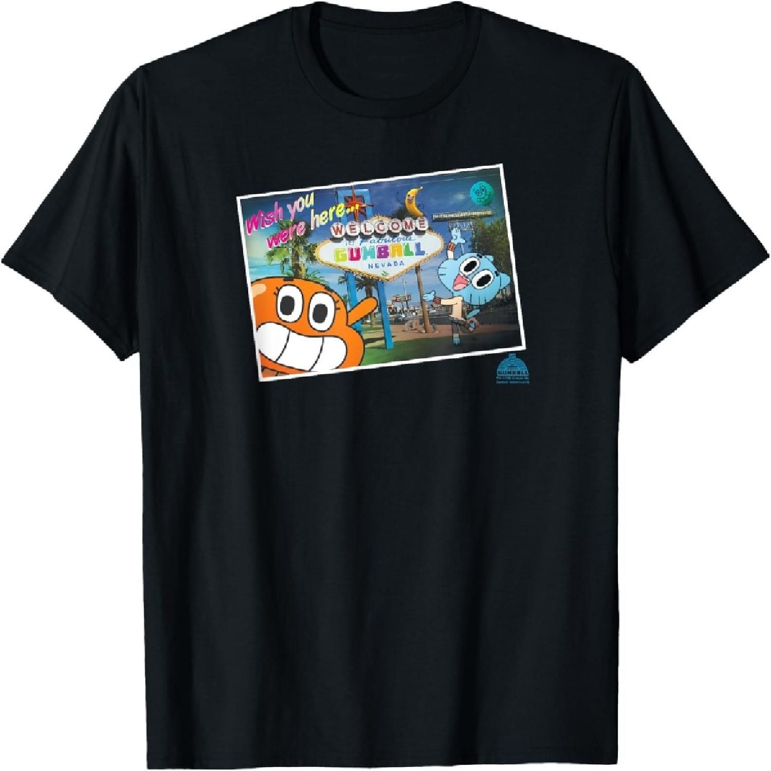 The Amazing World of Gumball Postcard T-Shirt XXXXXL разноцветный