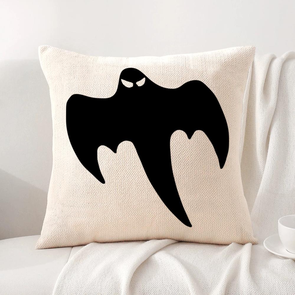 Luxury Car K-Koenigsegg Logo Cushion Cover Linen Organic Fabric Double-Sided Printing Breathable Pillow Case Sofa Home Decor