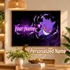 Gengar Custom Name Diamond Painting Personalized 5D Full Drill DIY Diamond Art Home Decor