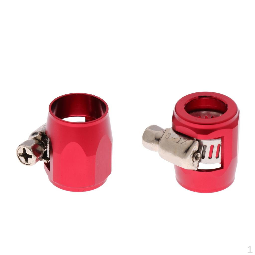 

26 Car Fuel Hose End Finisher Aluminium Red