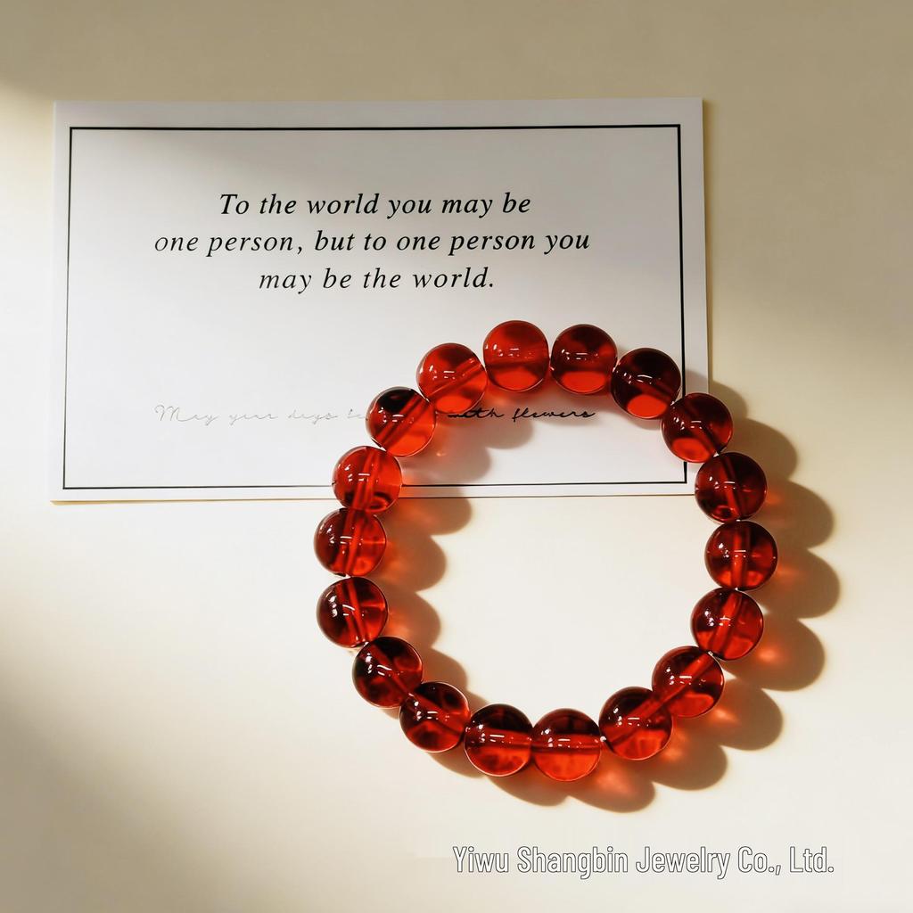 Multicolor Crystal Beaded Bracelet - Women's Korean Style Friendship Jewelry