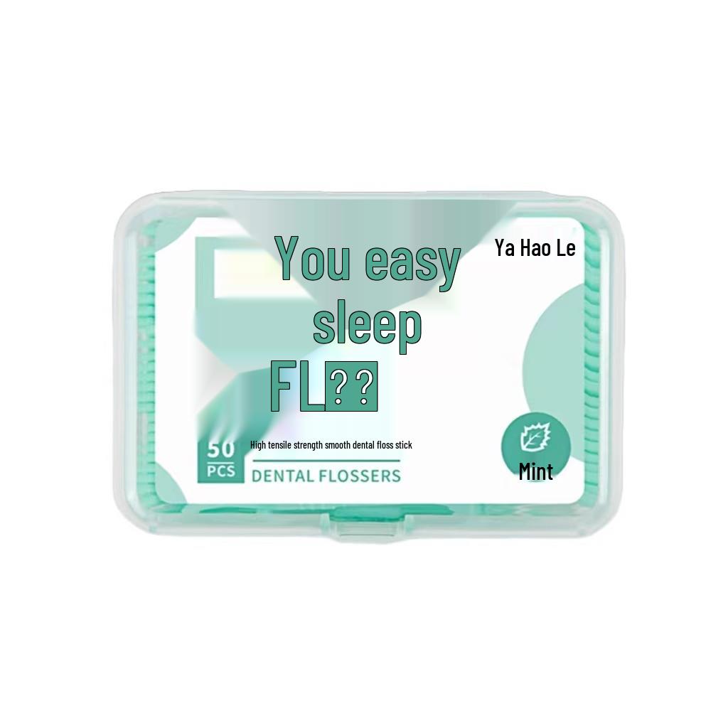 Fruity High-Tensile Ultra-Fine Colorful Floss Sticks: Portable Interdental Cleaning Toothpicks