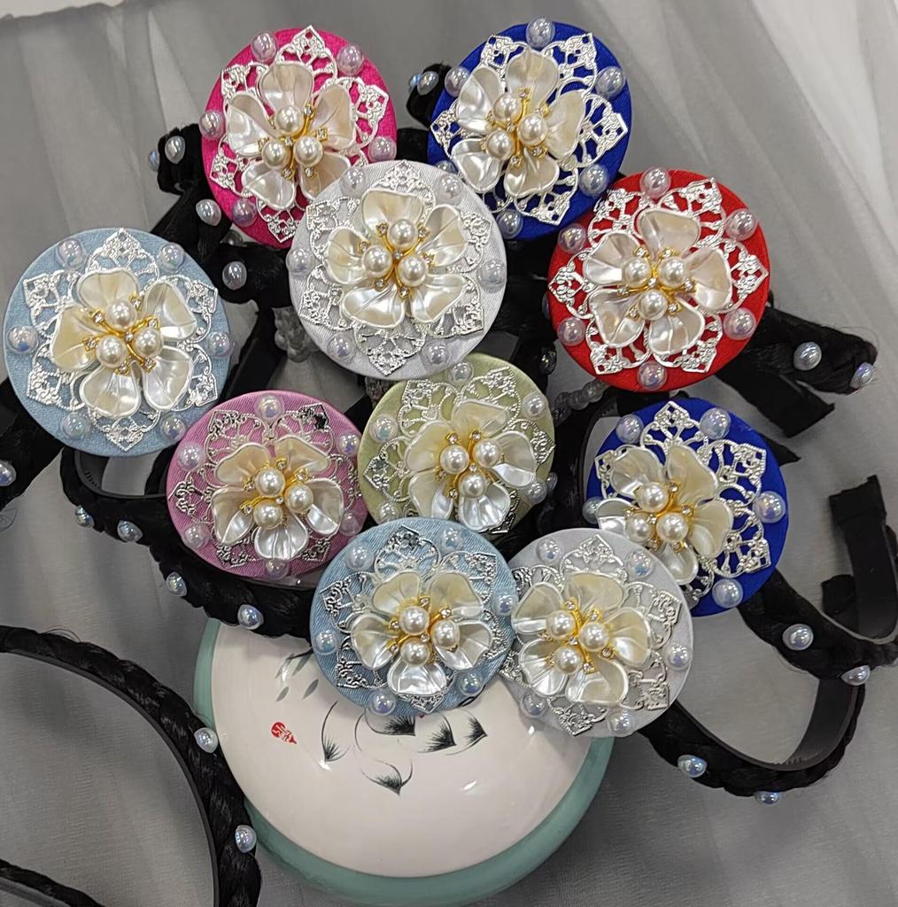 New Ethnic Hanbok Hair Accessories: Custom Headbands & Forehead Ornaments