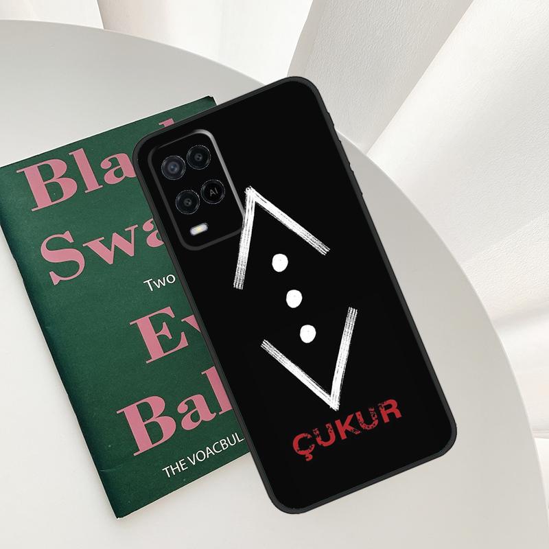 Cukur Logo Case For Oppo A58 A78 A98 A15 A16 A17 A52 A72 A76 A96 A54 A74 A94 A57 A77 A54S A57S Cover