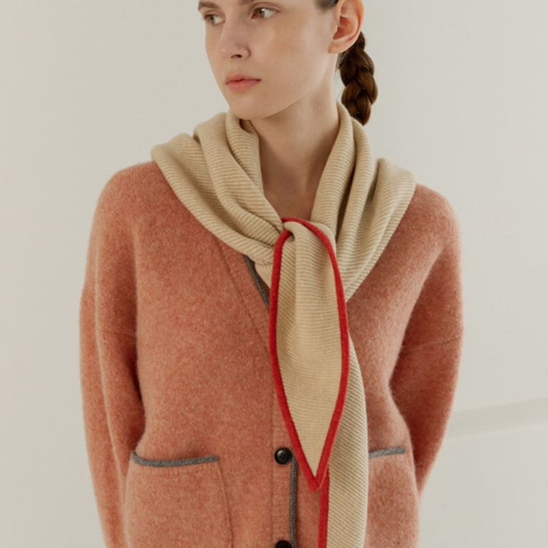 BINOVULAR [4 Colors] TRIANGULAR MUFFLER (CASHMERE 100)