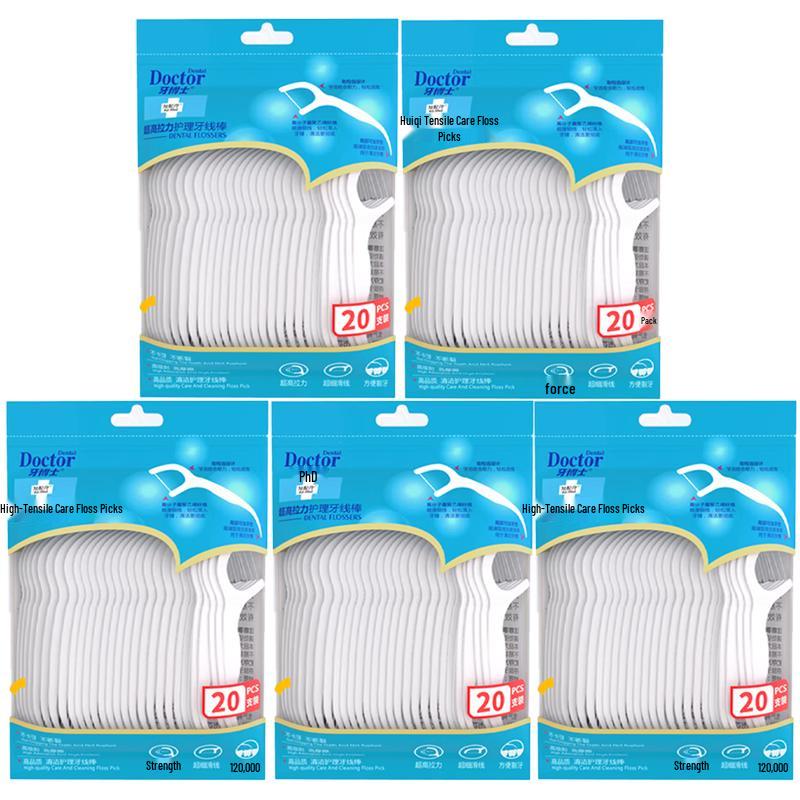 Dr. Tooth High-Strength Ultra-Fine Dental Floss Picks