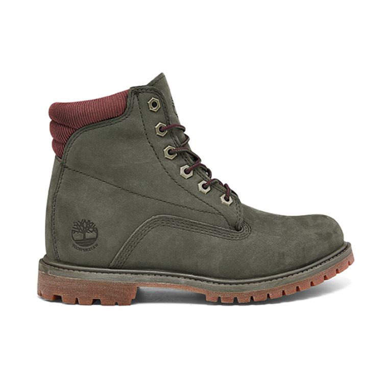 Timberland 6 Inch Outdoor Casual Work Boots Women boots Olive A2DWF