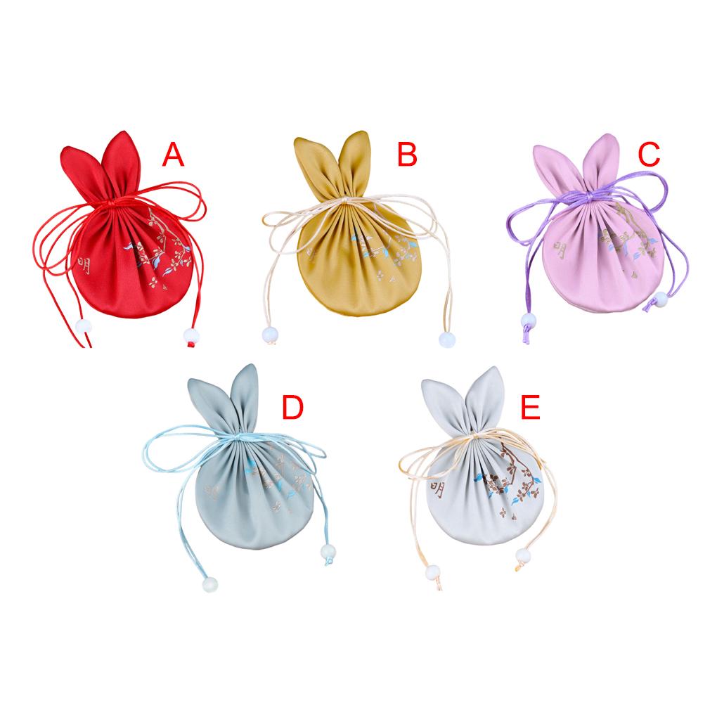 Drawstring Bag Chinese Style Embroidered Jewelry Bags Perfume Satchel Decoration Packaging Pouch Household Wedding