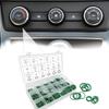 530Pcs Air Conditioning O Ring Kit, 18 Size Seal Rubber O-Rings Assortment Set for Compressor Automotive A/C Plumbin