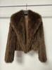 Women's clothing autumn and winter new European and American celebrities fashion versatile environmental protection artificial fur short coat