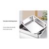 Sule 304 Stainless Steel Deep Rectangular Buffet Pan