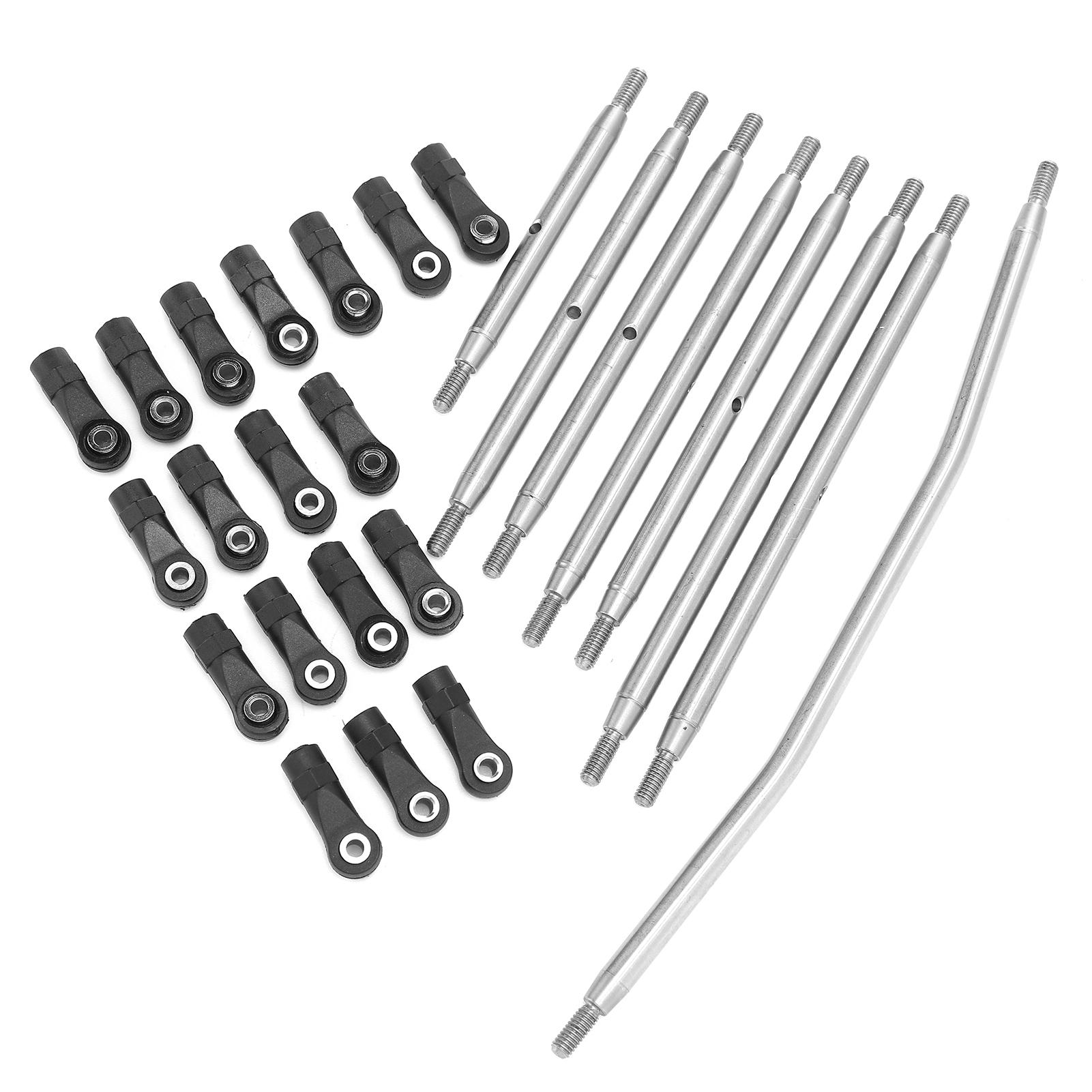 

Кермовий вгору та вниз шток Металева сполучна тяга Задній важіль ножа для Axial RBX10 Ryft