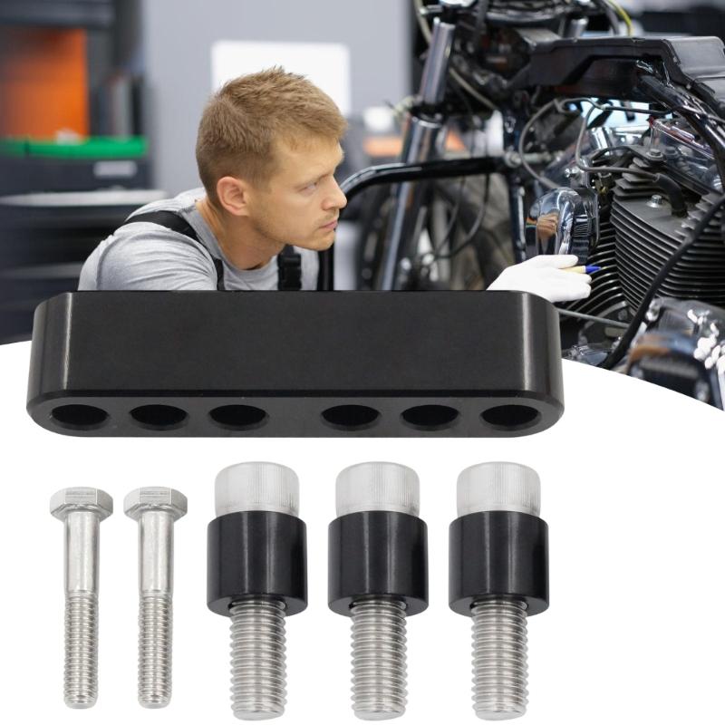 Driver Floor Pad Extension Kit for Motorcycles Enhancing Riders Comfort with Expanded Foot Support Area Reducing Fatigue